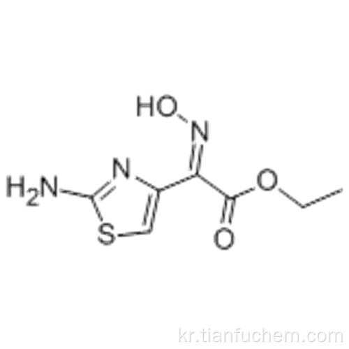 4- 티아 졸 아세트산, 2- 아미노 -α- (히드 록시이 미노) -, 에틸 에스테르 CAS 60845-81-0